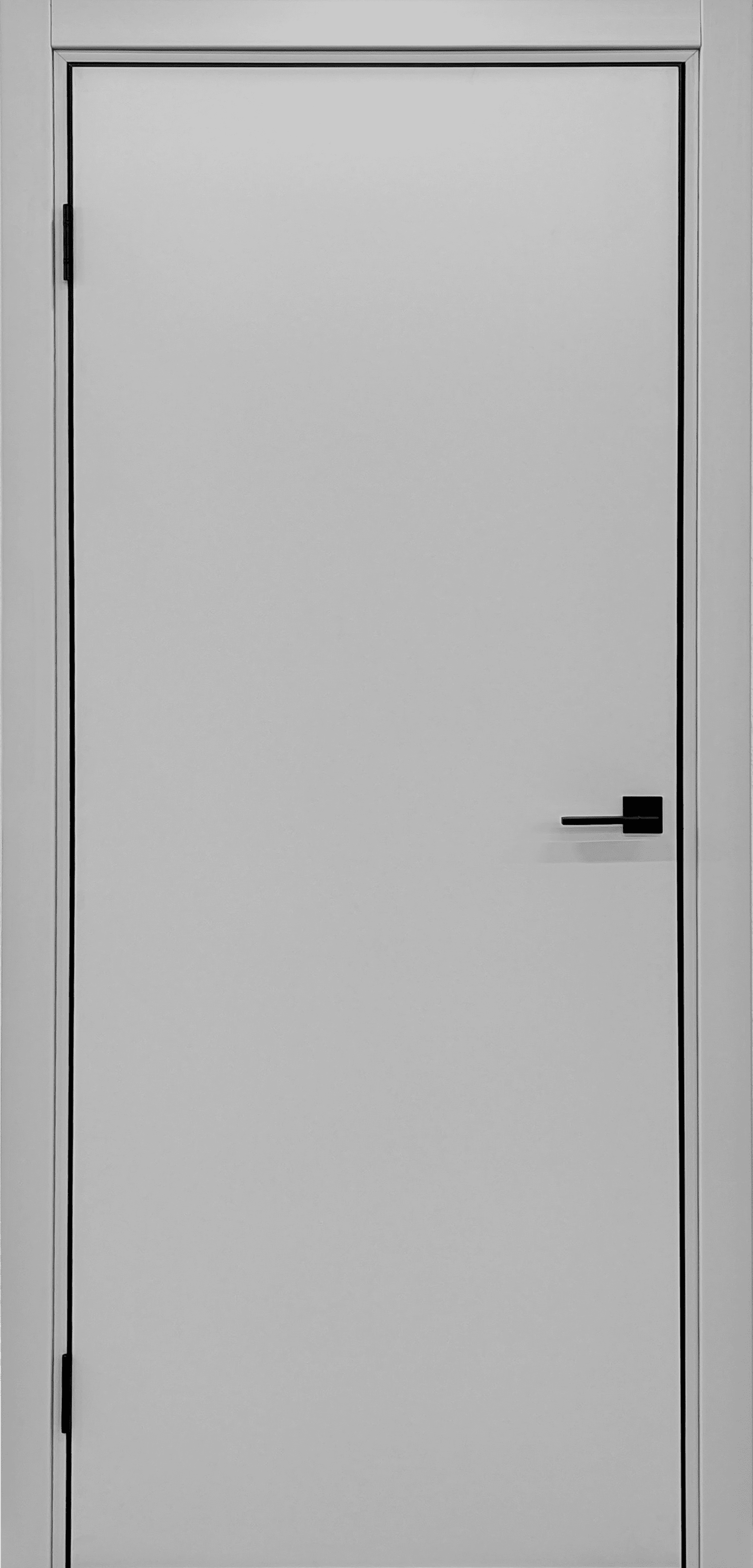 KAPELLI classic Гладкая моноколор Моноколор серый 7047 с алюминиевой торцевой накладкой